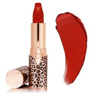 NIB ✔️Charlotte Tilbury RED HOT SUSAN Hot Lips Lipstick  Refillable MATTE